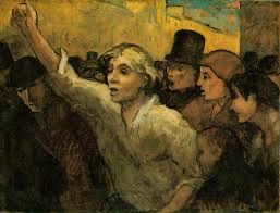 Figure 1: Painting by, French artist Honoré Daumier (1948) depicting the French revolution
